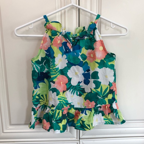 Gymboree girls ruffled tank top - Picture 4 of 7